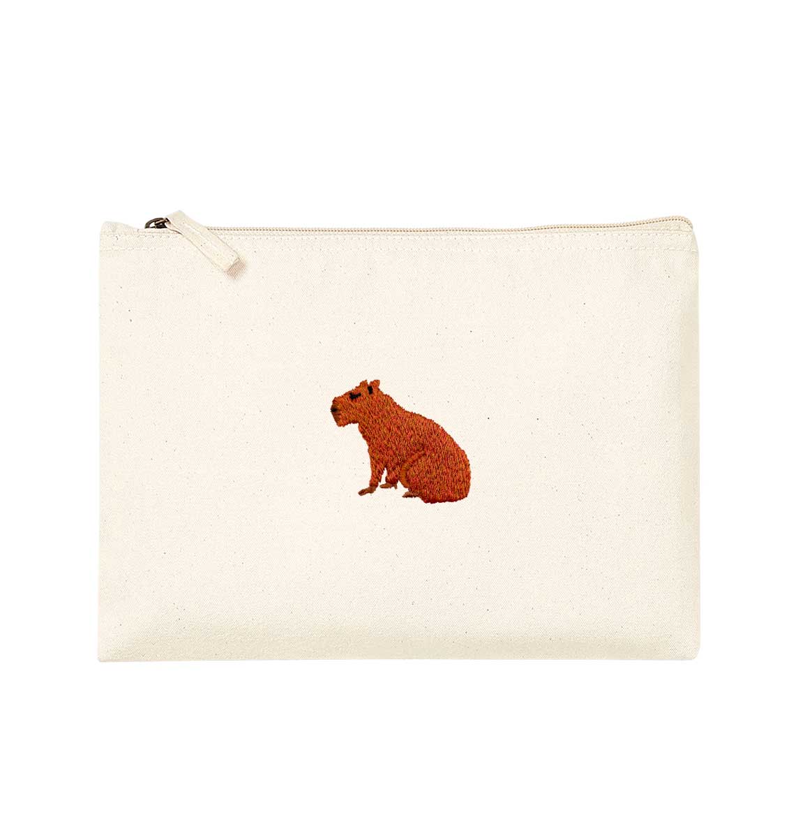 Capybara Organic Accessory Pouch - Blue Panda