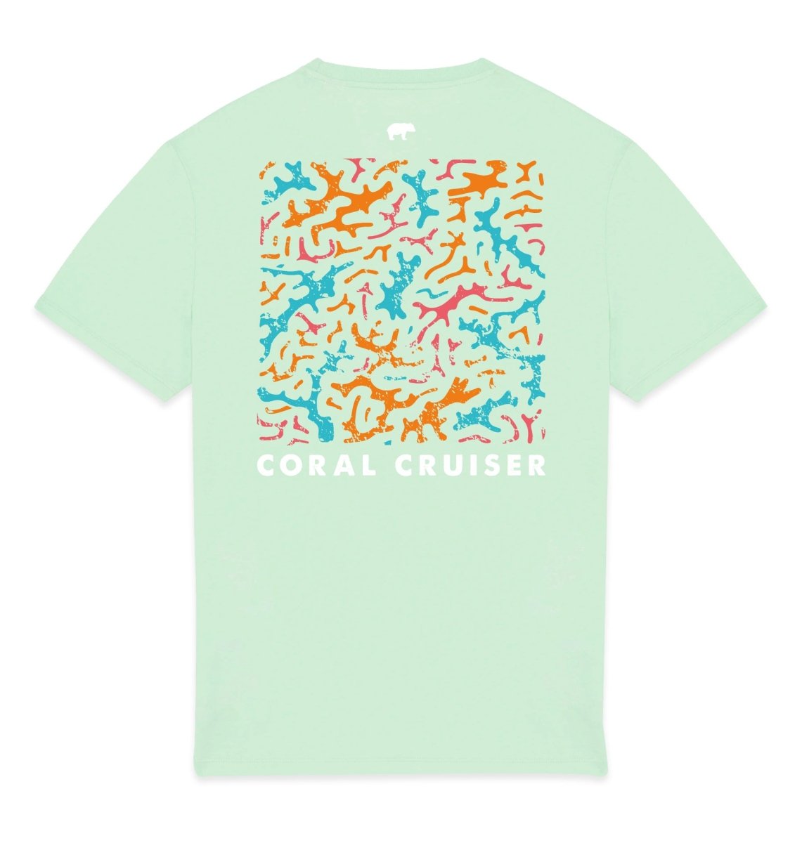 Coral Cruiser Graphic Mens T-shirt - Blue Panda
