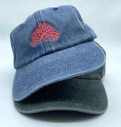 coral-sea-life-denim-cap-