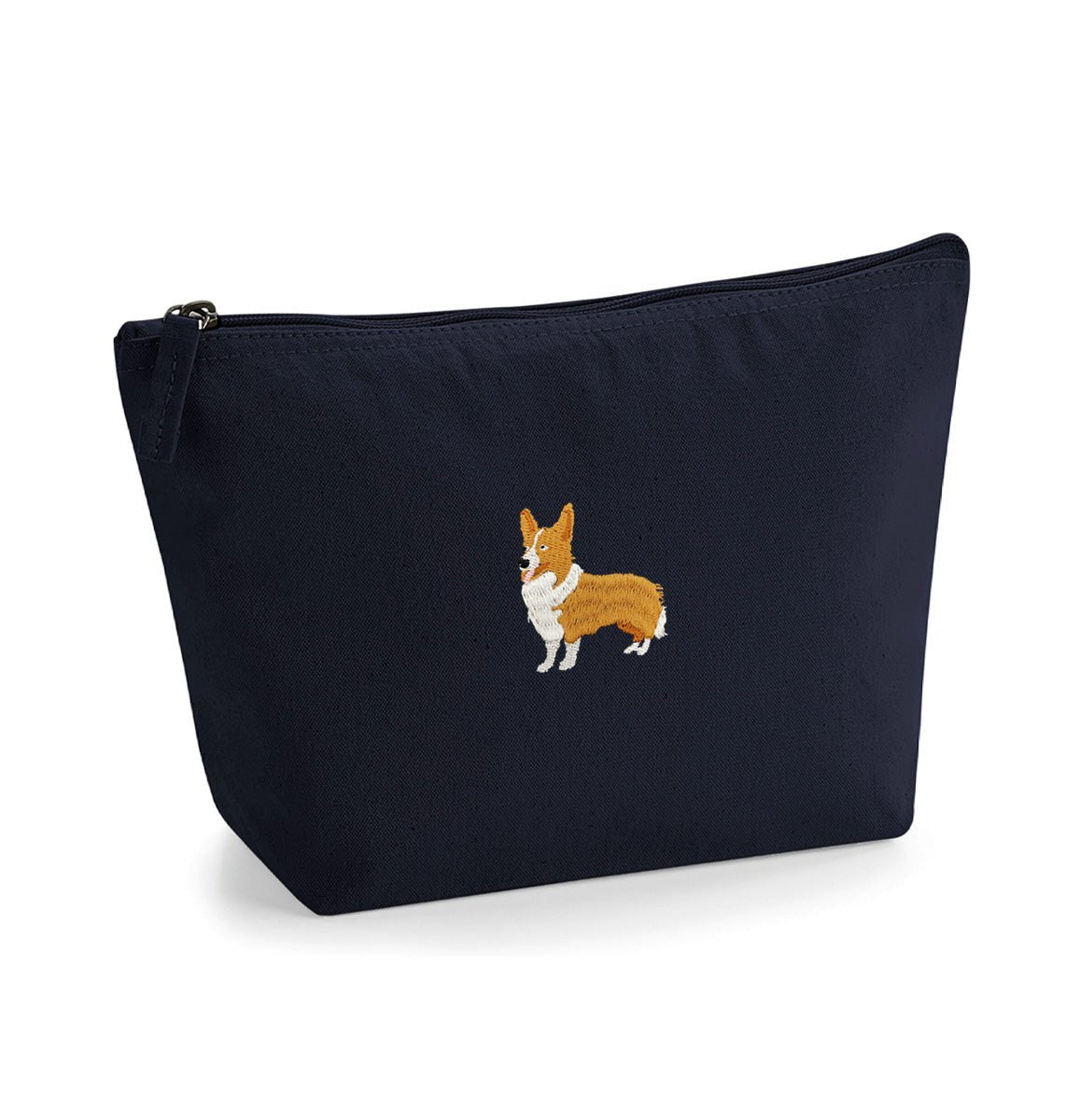 Corgi Organic Accessory Bag - Blue Panda