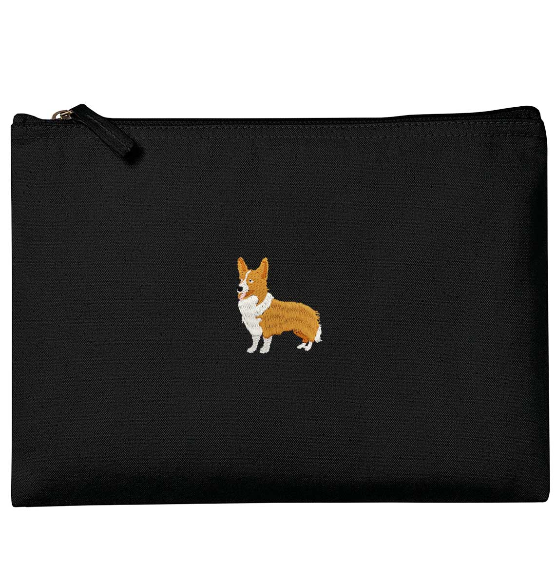 Corgi Organic Accessory Pouch - Blue Panda