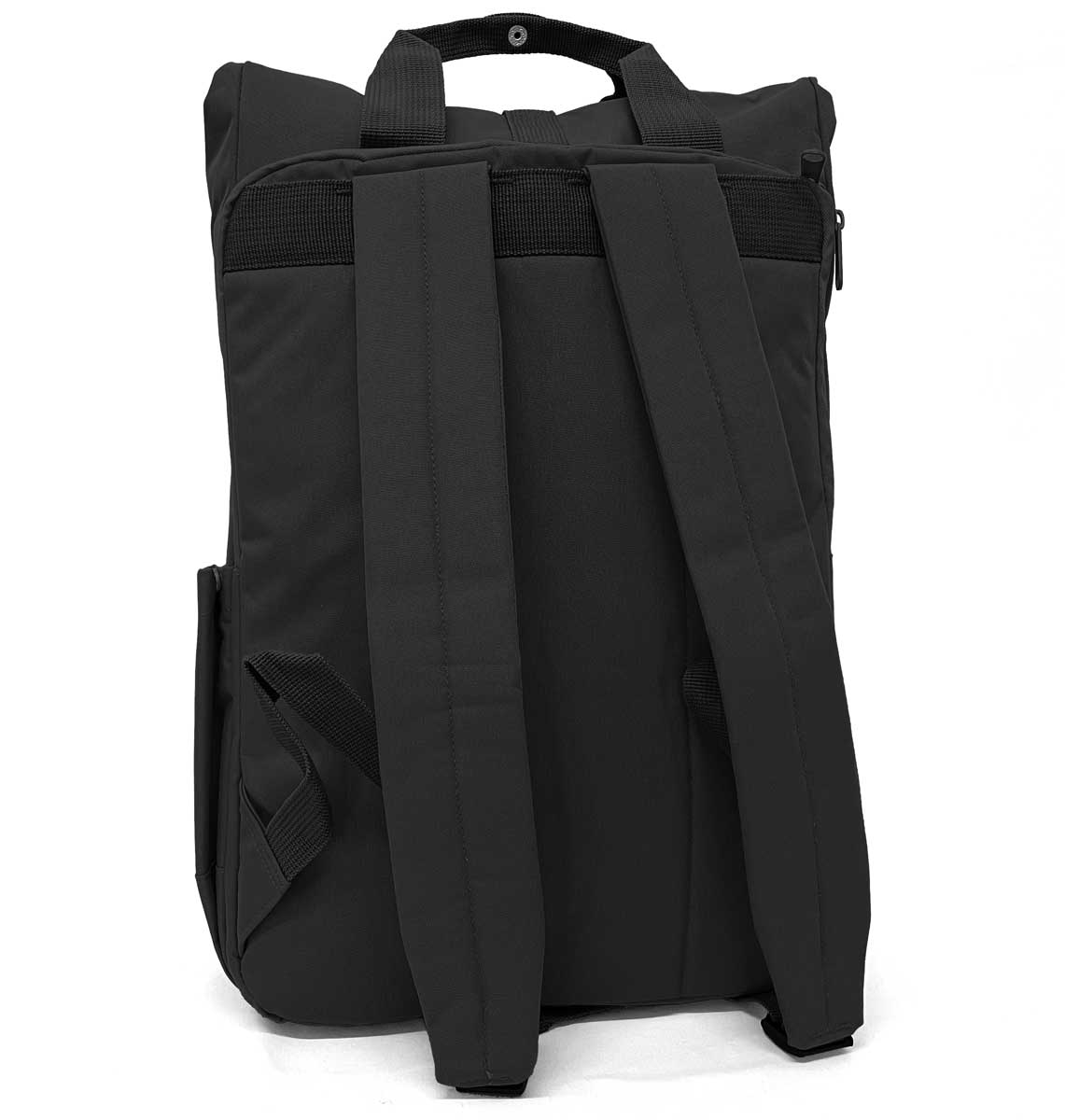 Corgi Roll-top Laptop Recycled Backpack - Blue Panda