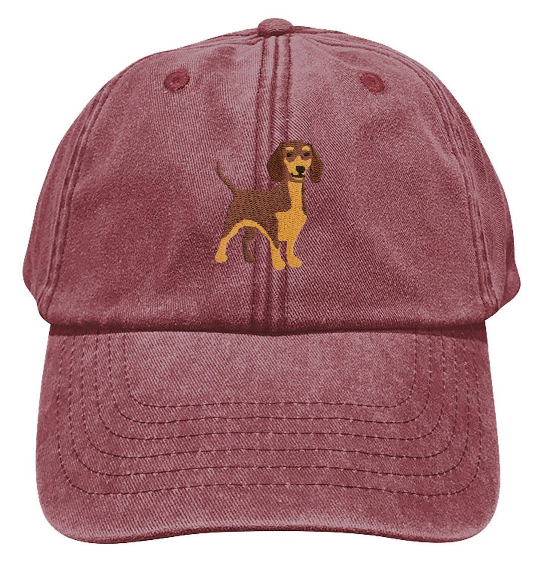 Dachshund Denim Cap - Blue Panda