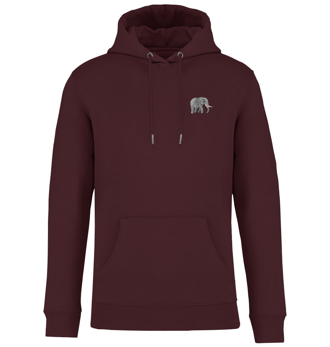 Elephant Mens Hoodie - Blue Panda