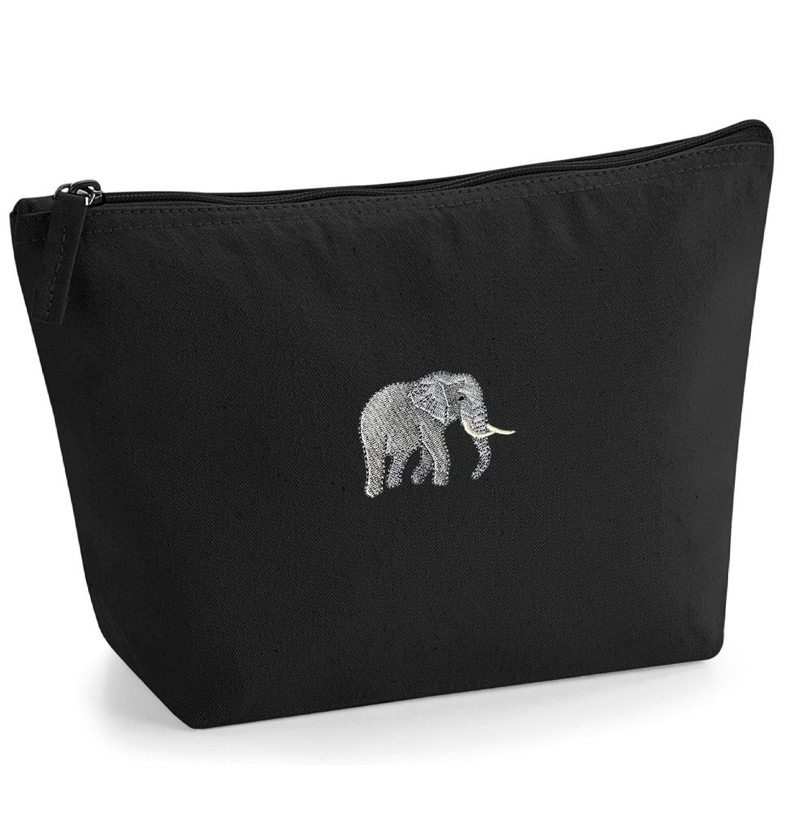 Elephant Organic Accessory Bag - Blue Panda