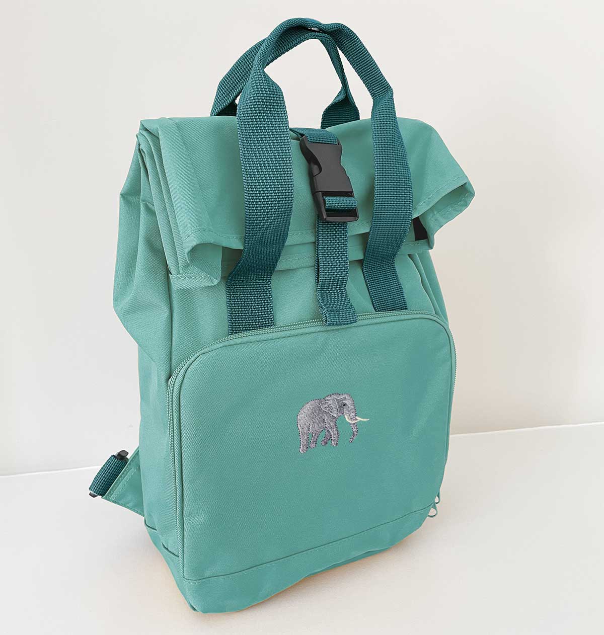 Recycled backpacks Eco backpacks Sustainable Bags from Plastic Bottles Blue Panda