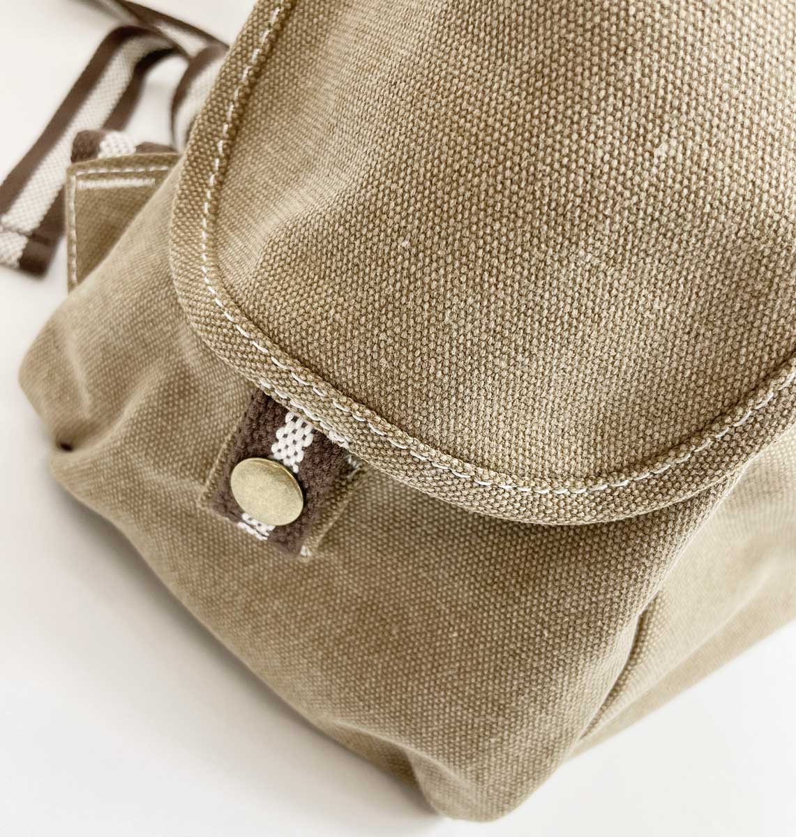 Elephant Vintage Canvas Backpack - Elephant Embroidered Animal Lover ...