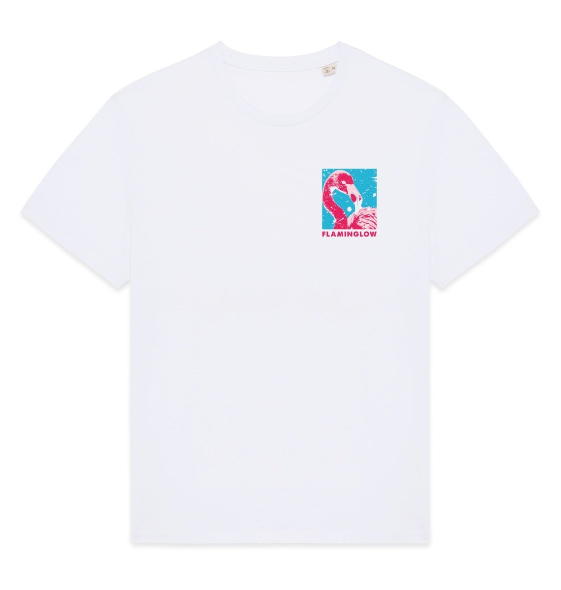 Flaminglow Graphic Womens T-shirt - Blue Panda