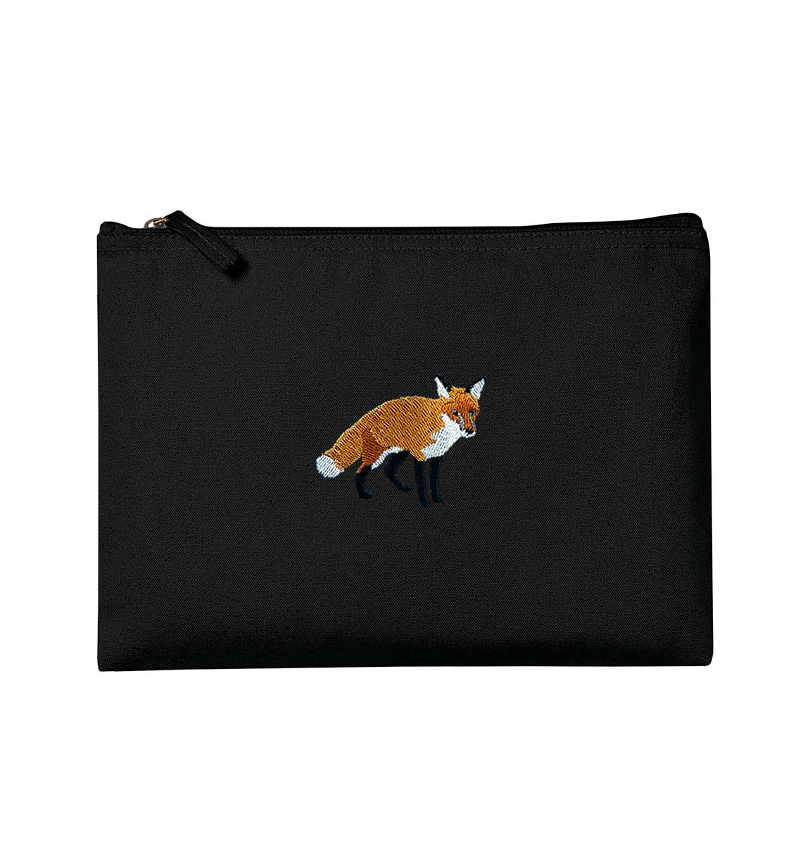 Fox Organic Accessory Pouch - Blue Panda