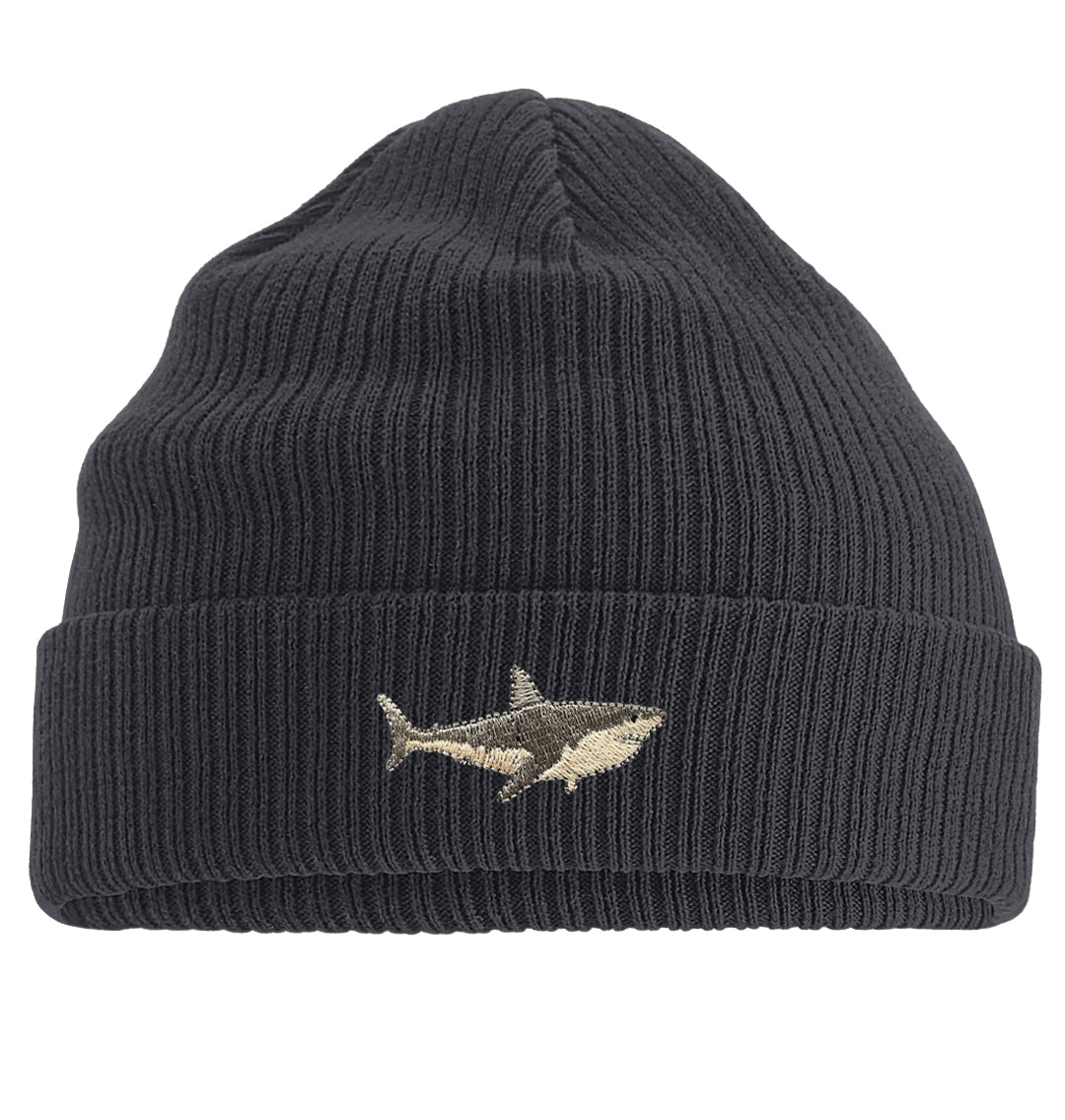 Great White Shark Beanie - Blue Panda