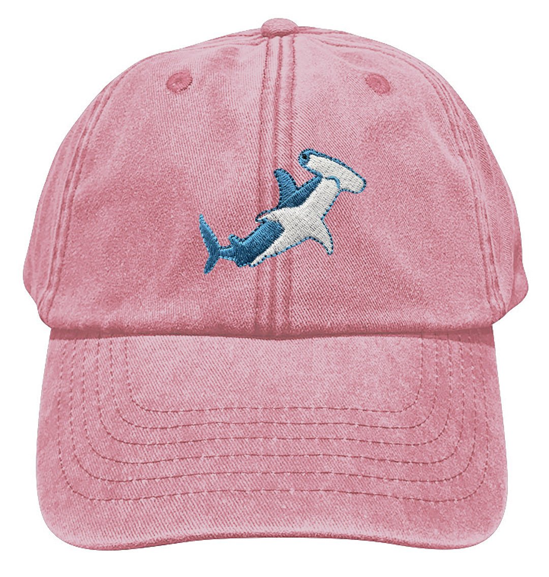 Hammerhead Shark Denim Cap - Blue Panda