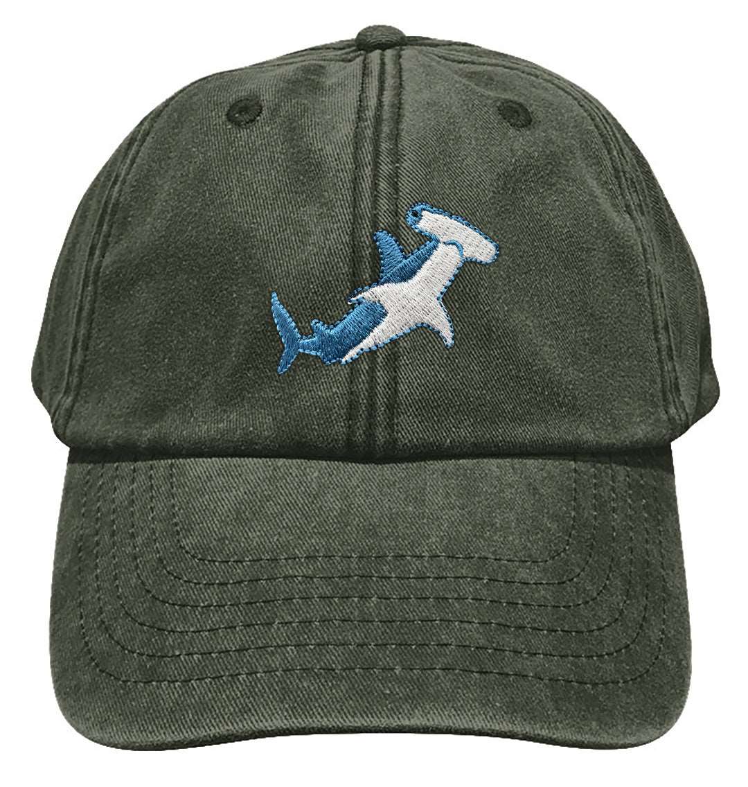 Hammerhead Shark Denim Cap