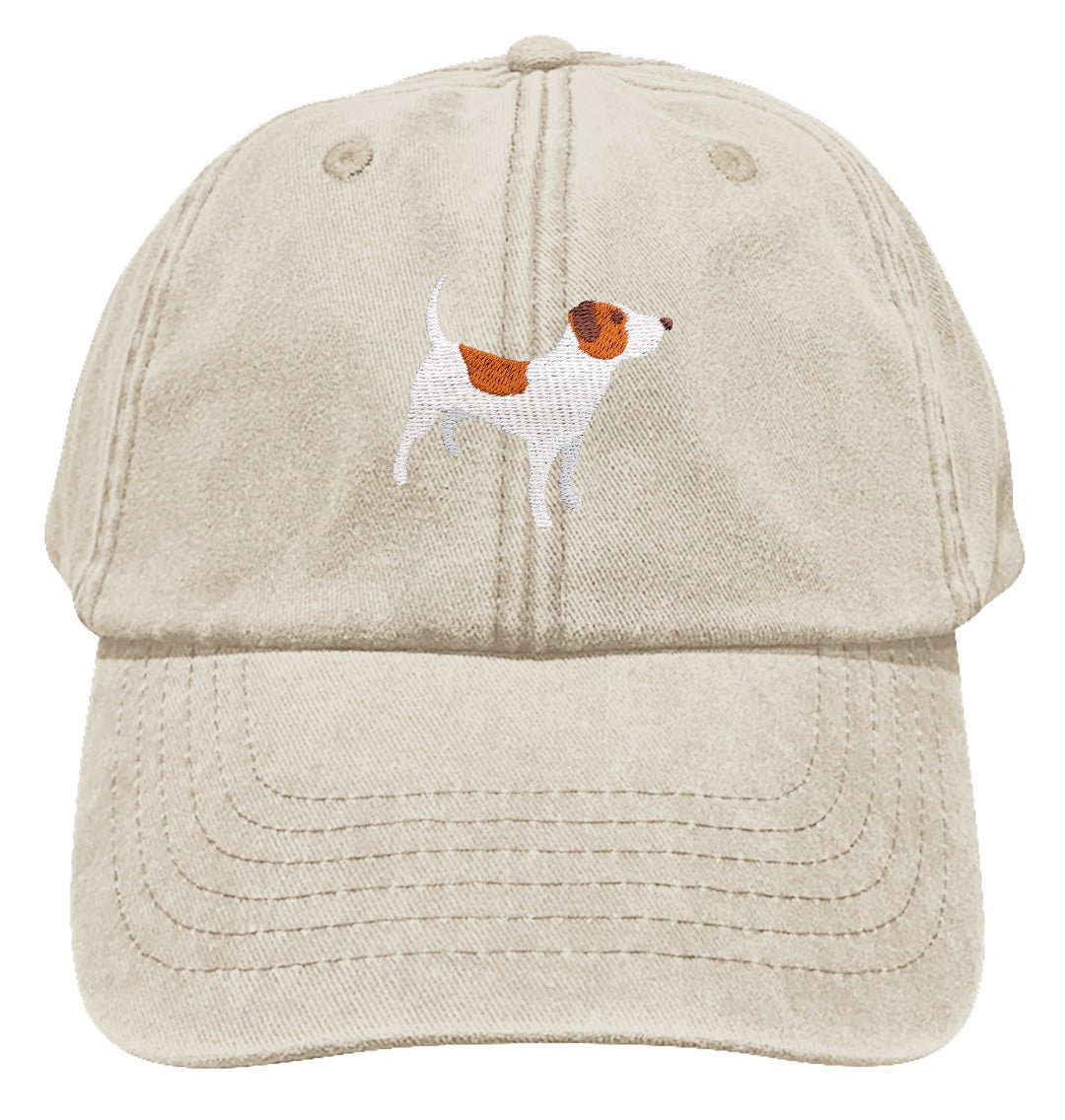 Jack Russell Denim Cap - Blue Panda