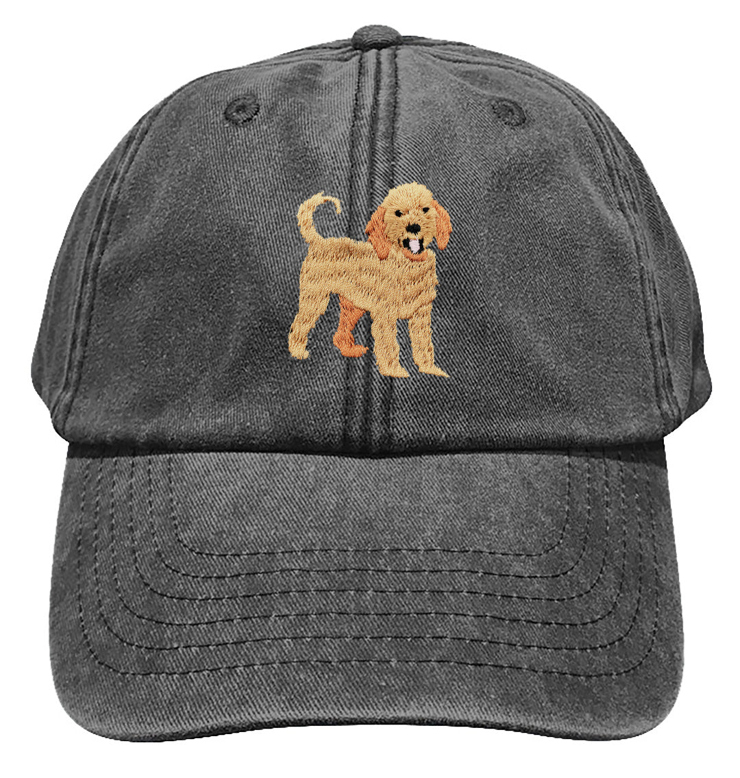 Labradoodle Denim Cap - Blue Panda