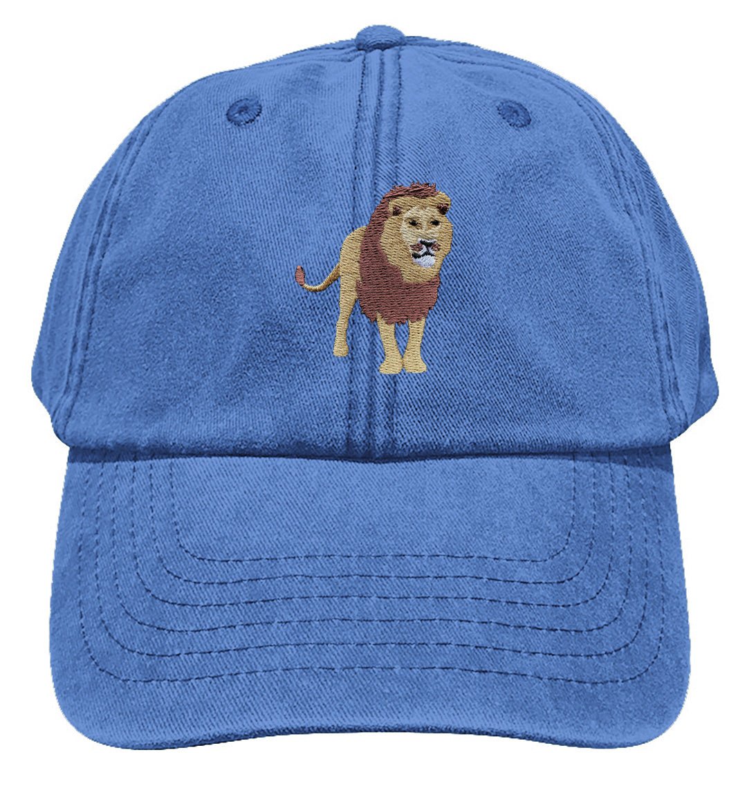 Lion Baseball Cap - Blue Panda