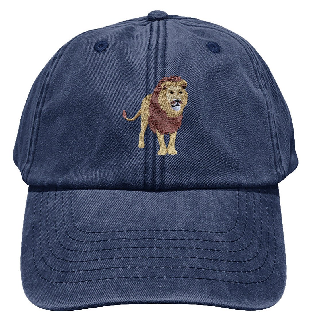 Lion Baseball Cap - Blue Panda