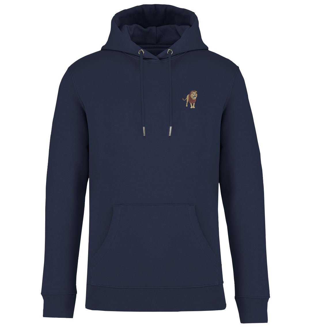 Lion Mens Hoodie - Blue Panda