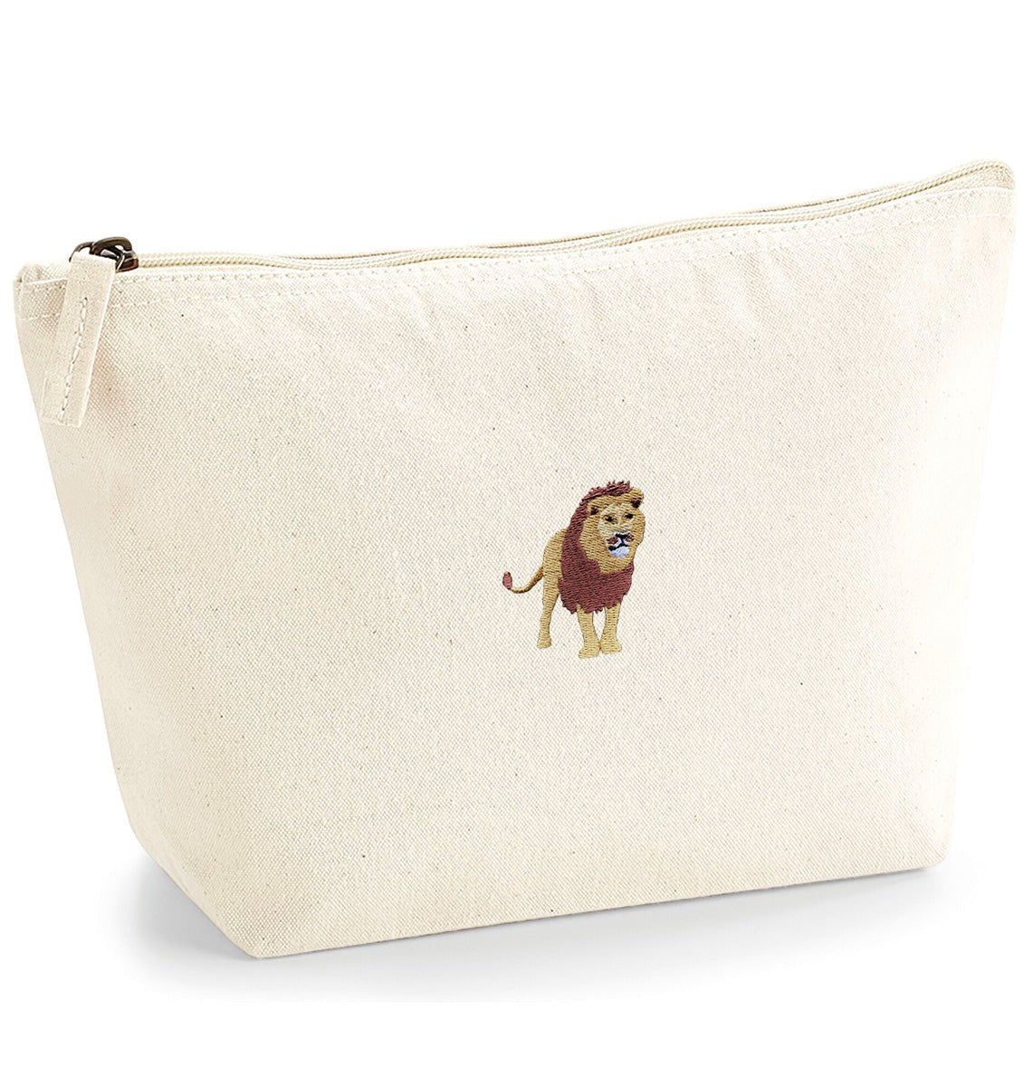 Lion Organic Accessory Bag - Blue Panda