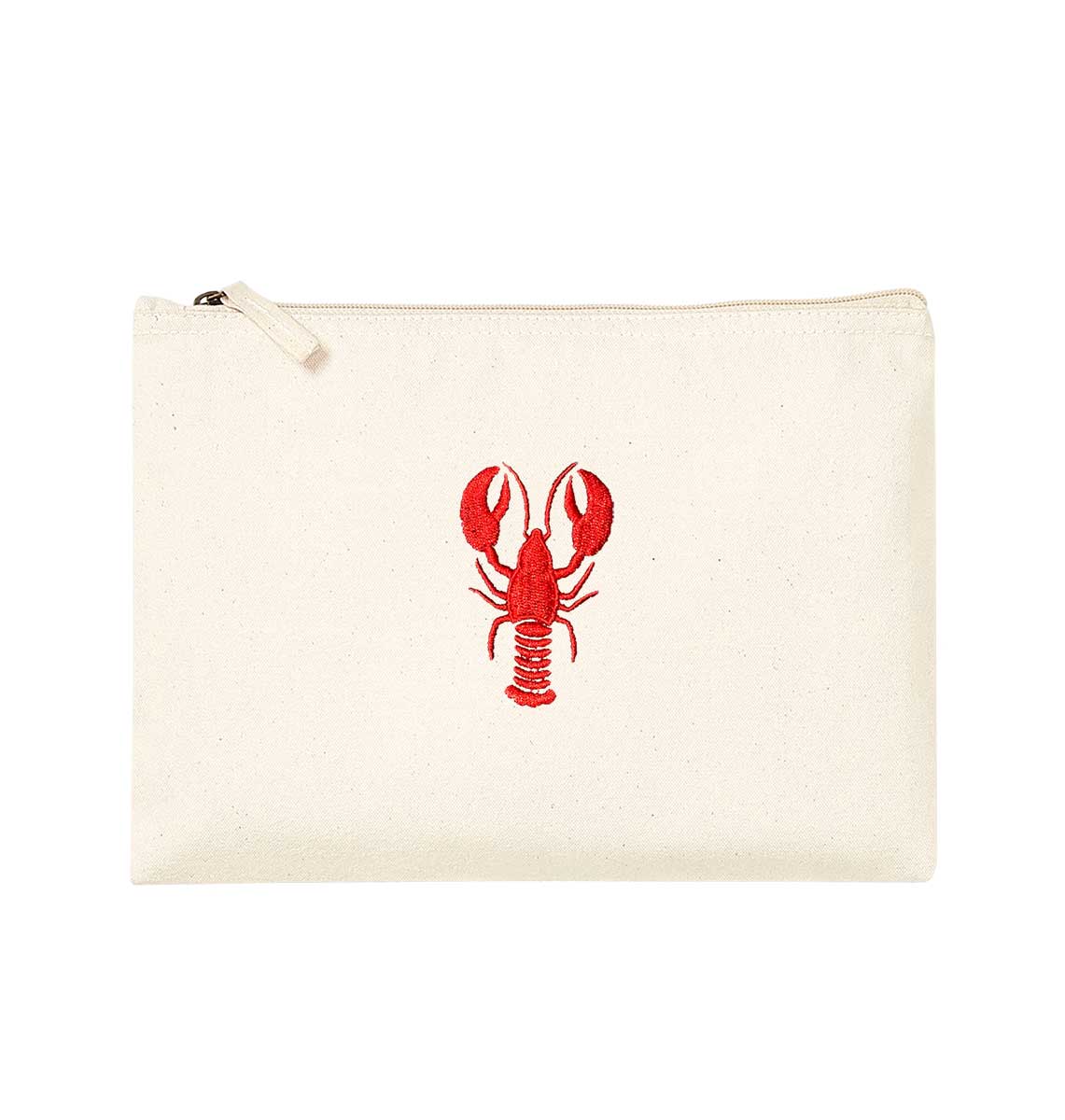 Lobster Organic Accessory Pouch - Blue Panda