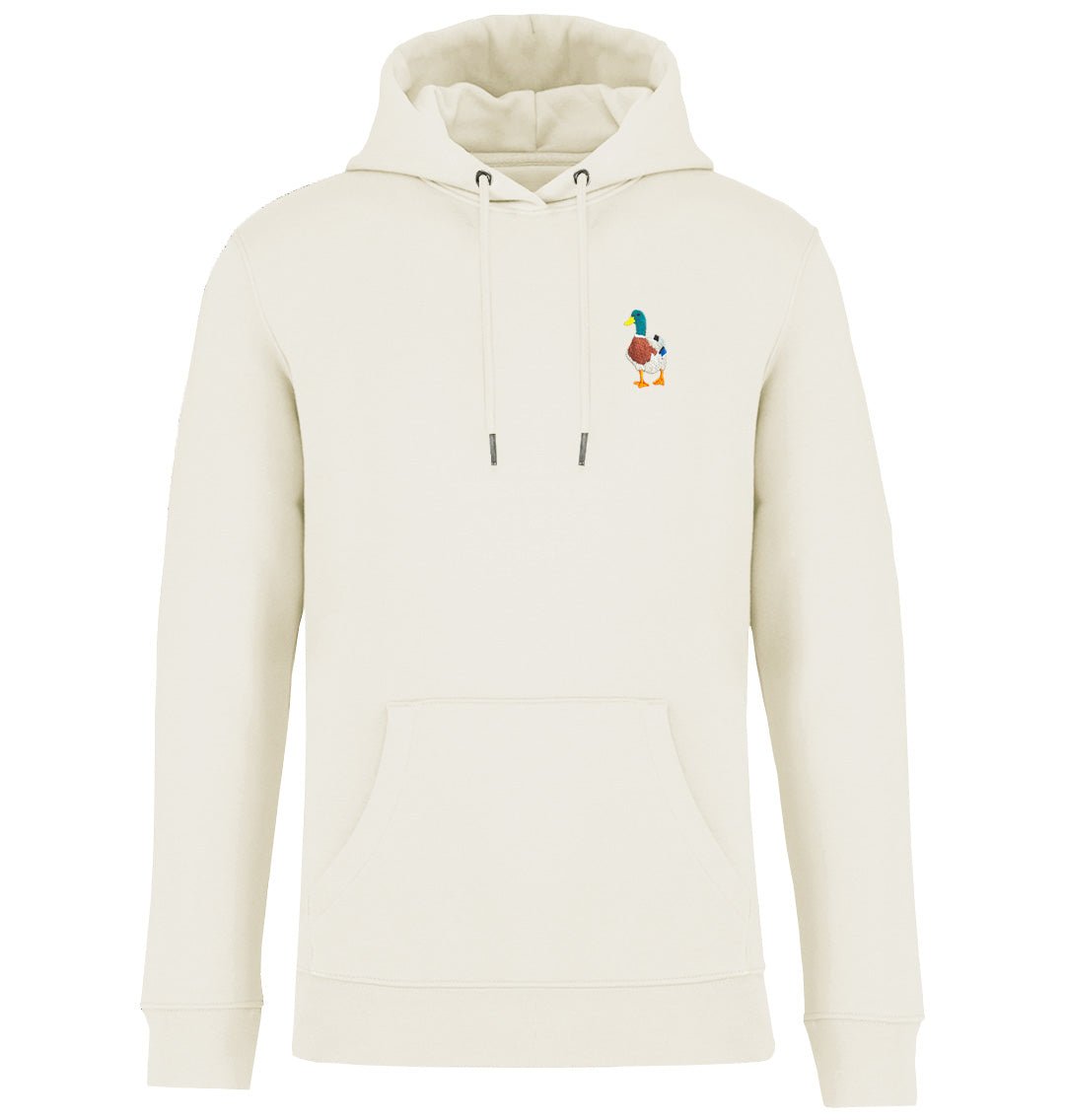 Mallard Duck Mens Hoodie - Blue Panda