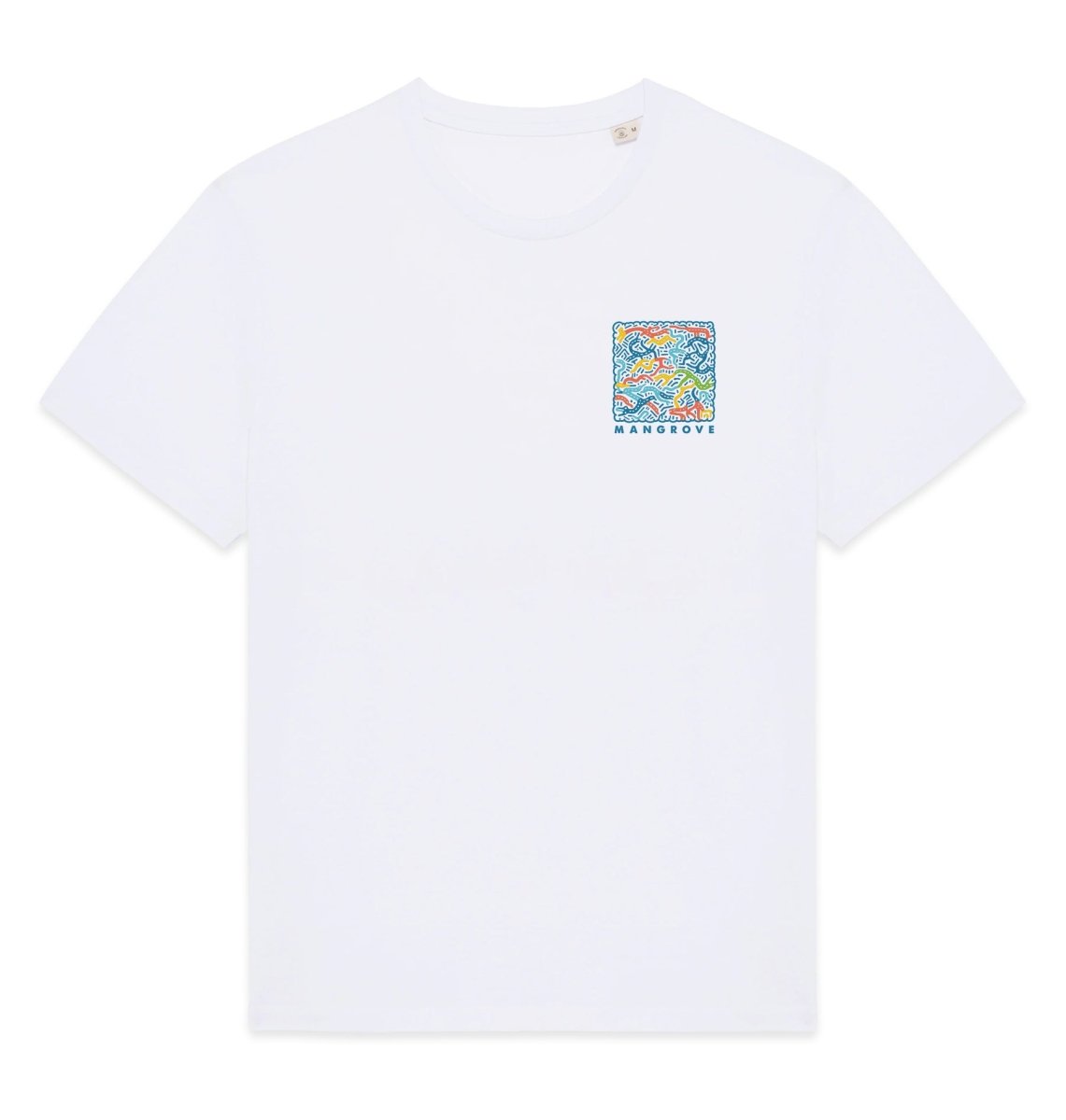 Mangrove Graphic Mens T-shirt - Blue Panda