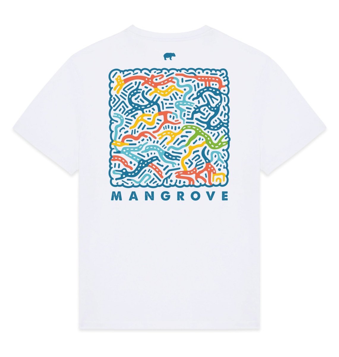 Mangrove Graphic Mens T-shirt - Blue Panda