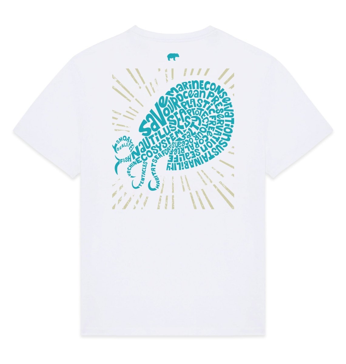 Nautilus Mens T-shirt - Blue Panda