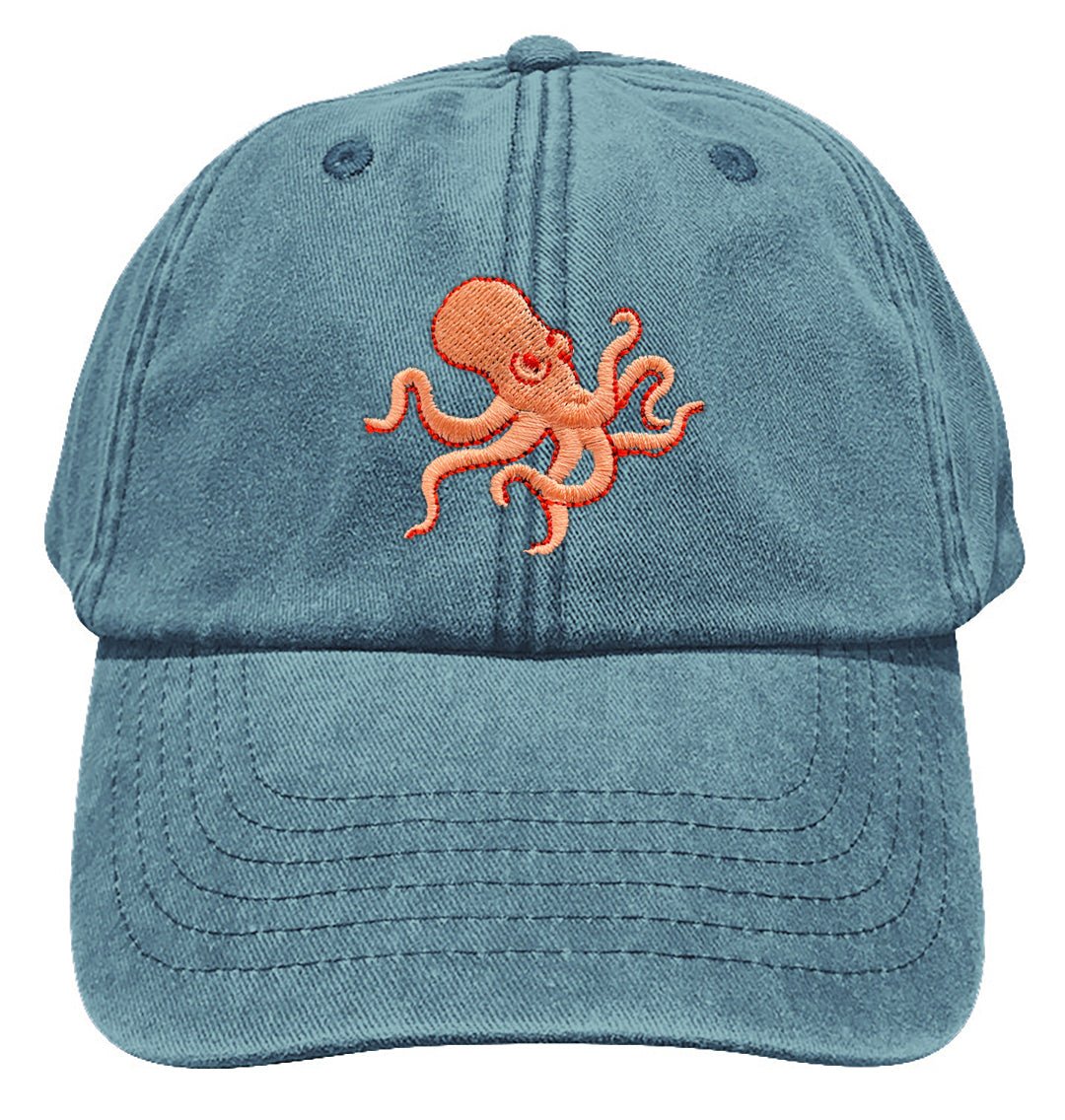 Octopus Denim Cap - Blue Panda