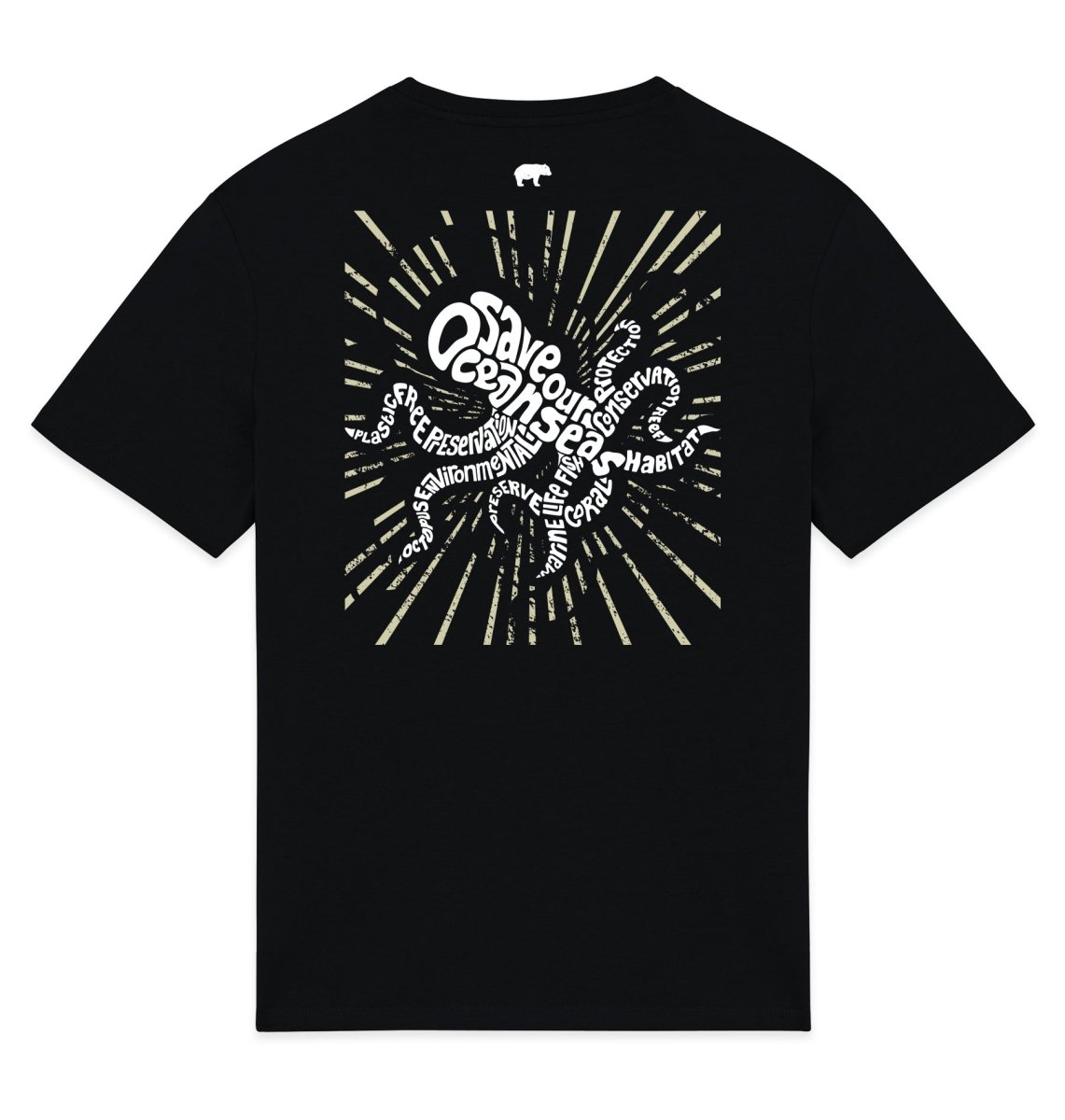 Octopus Mens T-shirt - Blue Panda