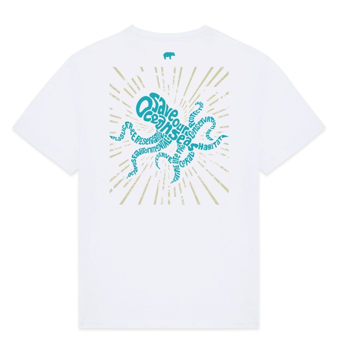 Octopus Mens T-shirt - Blue Panda
