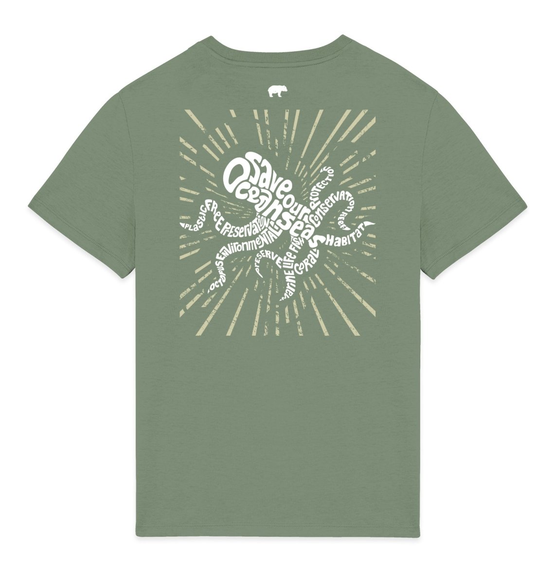 Octopus Mens T-shirt - Blue Panda