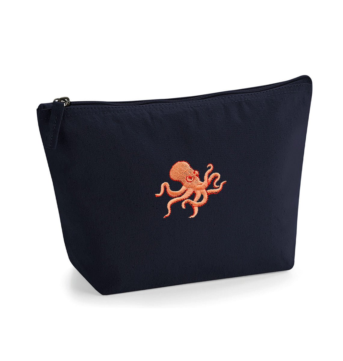Octopus Organic Accessory Bag - Blue Panda