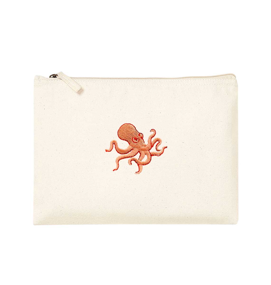 Octopus Organic Accessory Pouch - Blue Panda