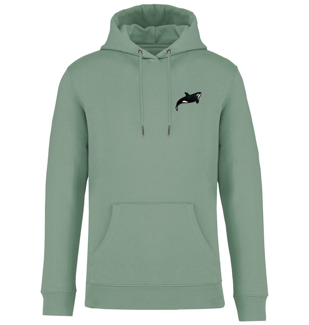 Orca Womens Hoodie - Blue Panda