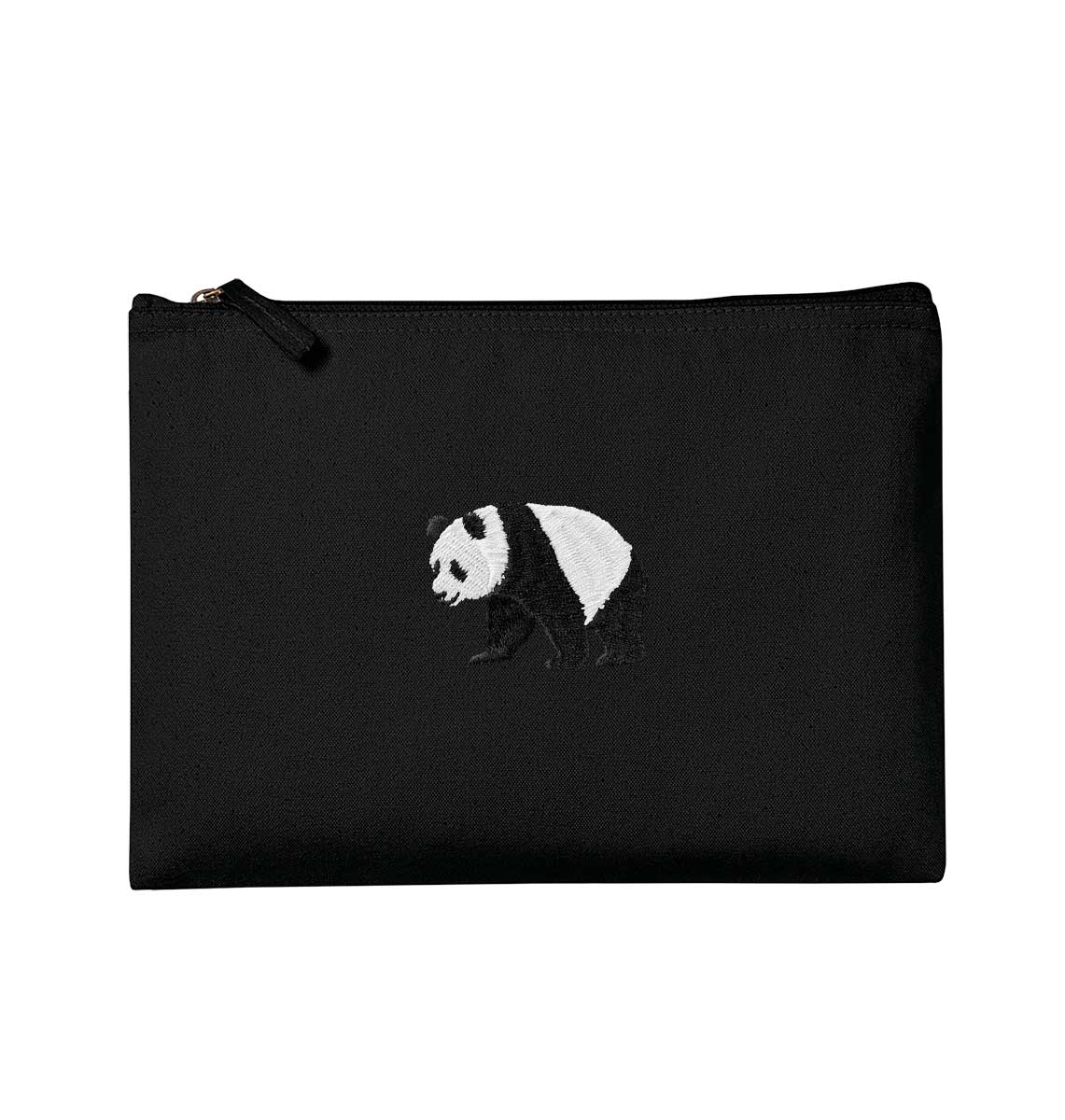 Panda Organic Accessory Pouch - Blue Panda