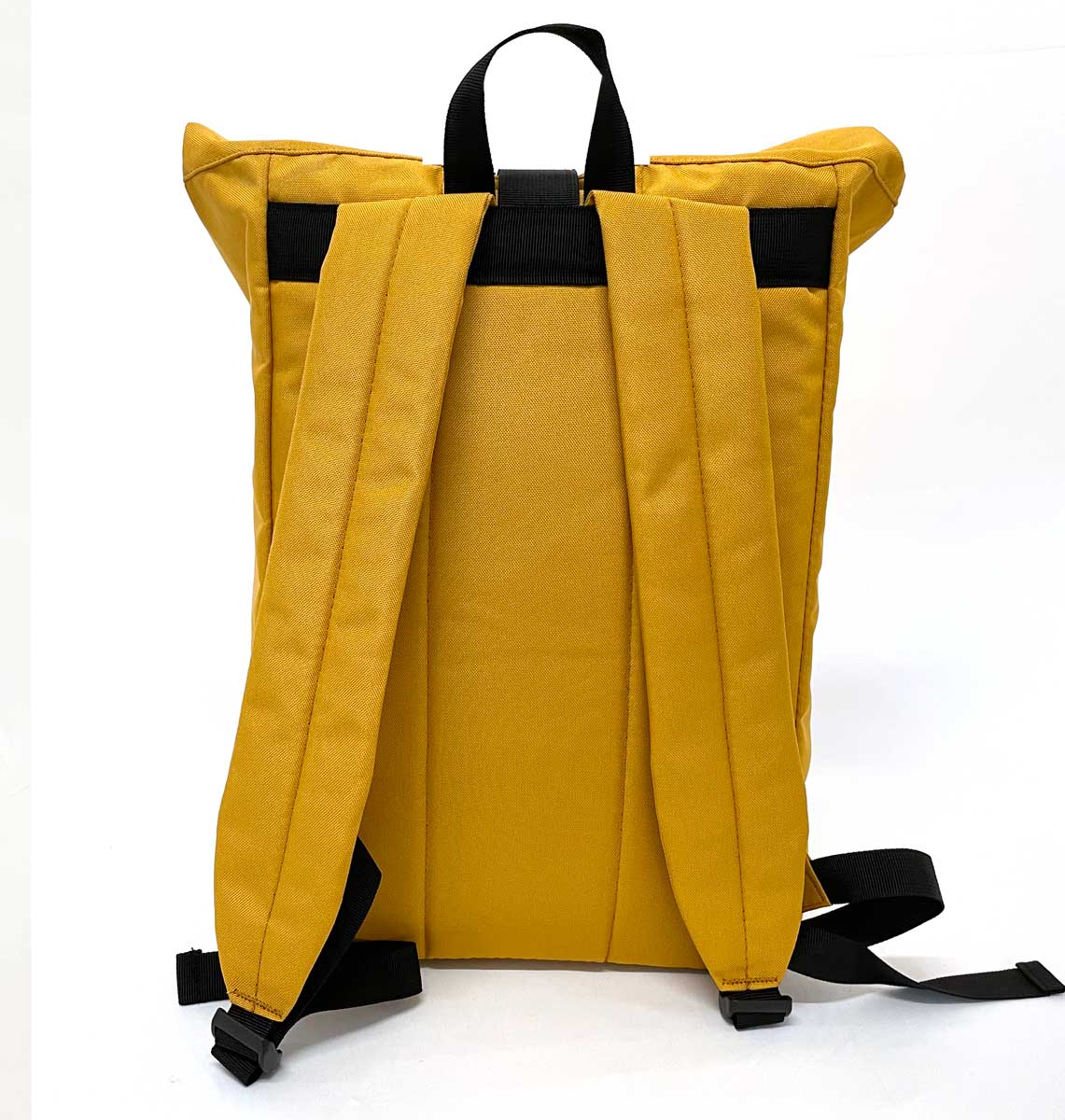 Pangolin Beach Roll-top Recycled Backpack - Blue Panda