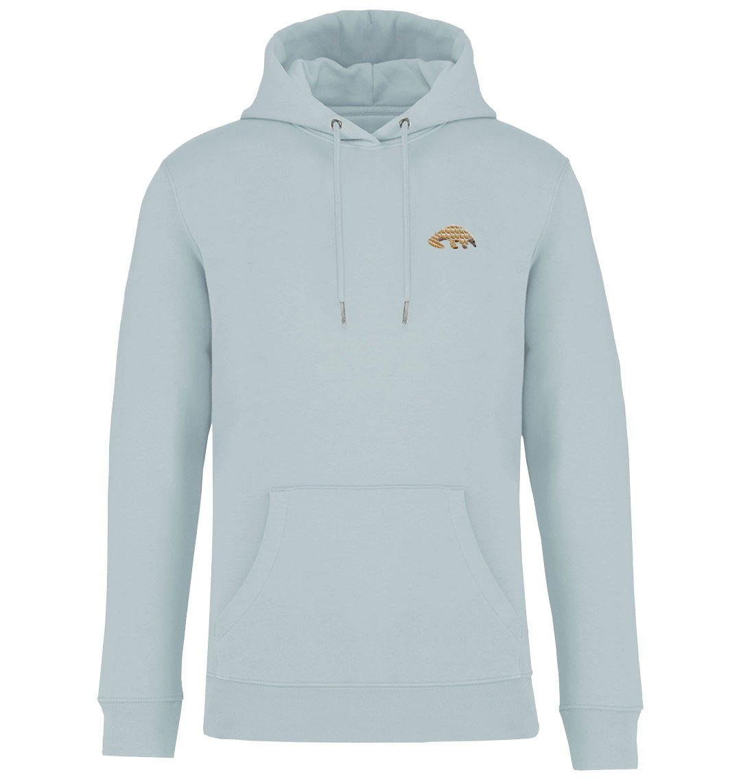 Pangolin Mens Hoodie - Blue Panda