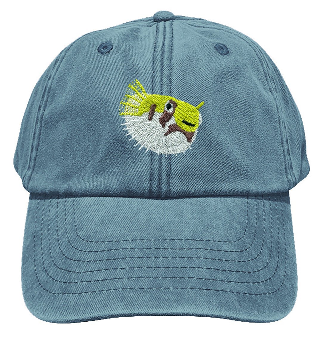 Pufferfish Cap Sea Life Baseball Hat Marine Conservation Hat UK