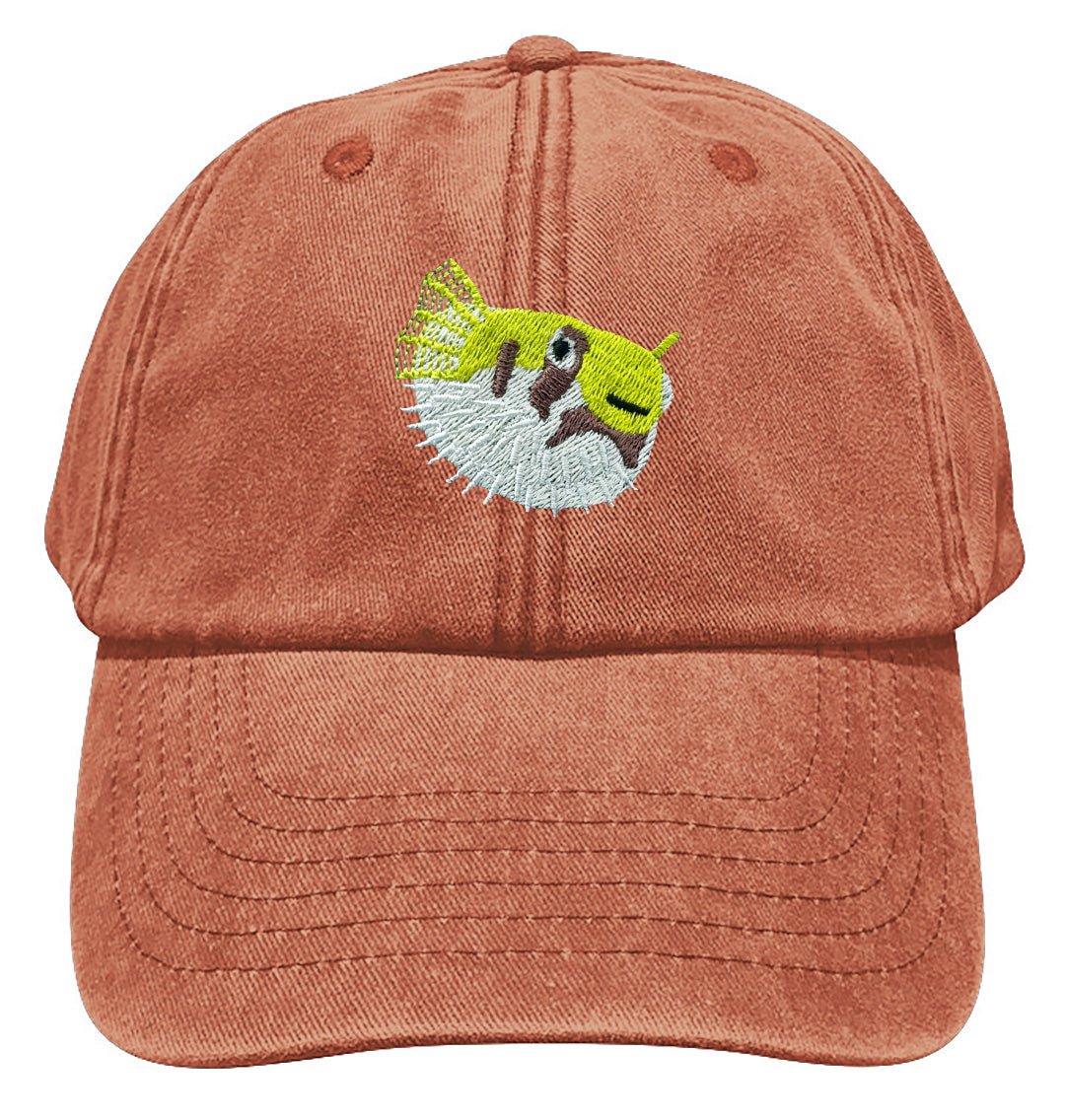 Pufferfish Cap Sea Life Baseball Hat - Marine Conservation Hat UK ...