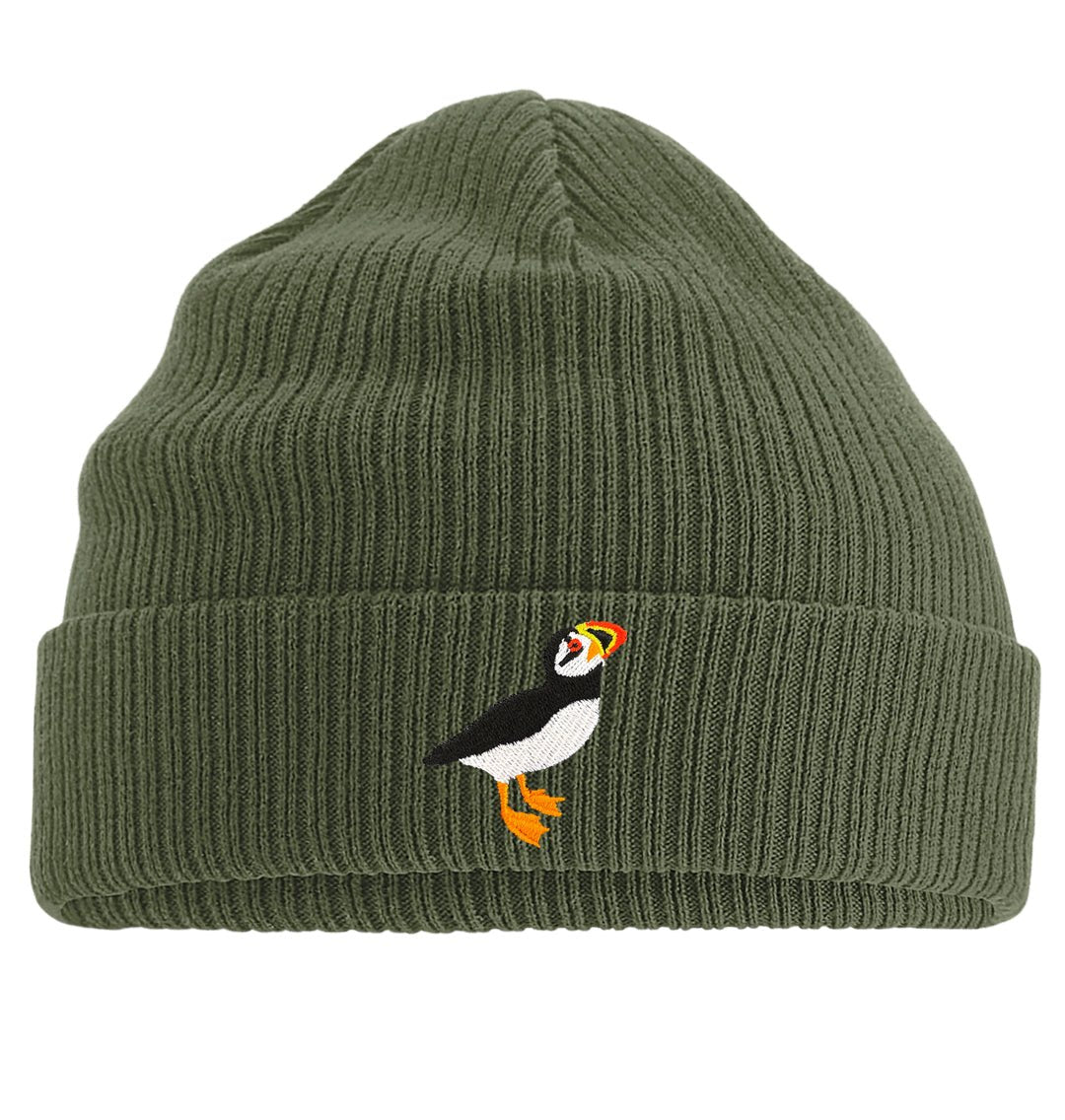 Puffin Beanie - Blue Panda