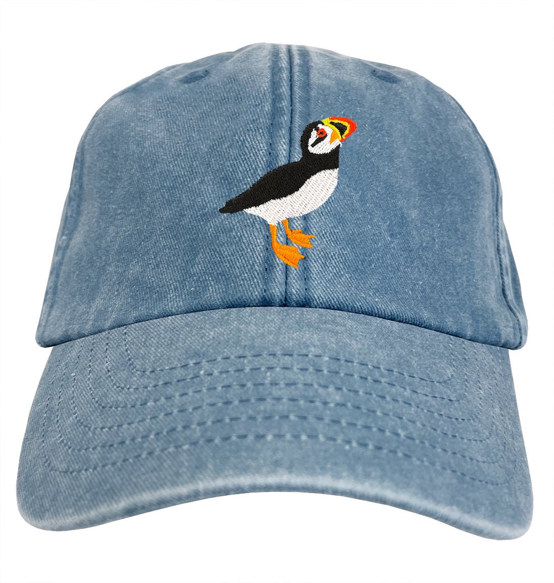 Puffin Denim Cap - Blue Panda