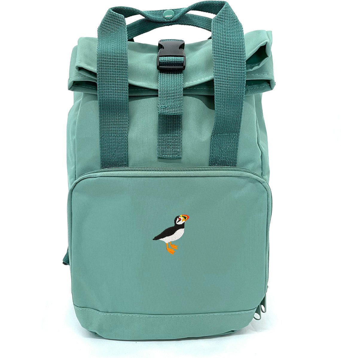 Puffin Backpack - Recycled Mini Roll-top Eco Wildlife Rucksack