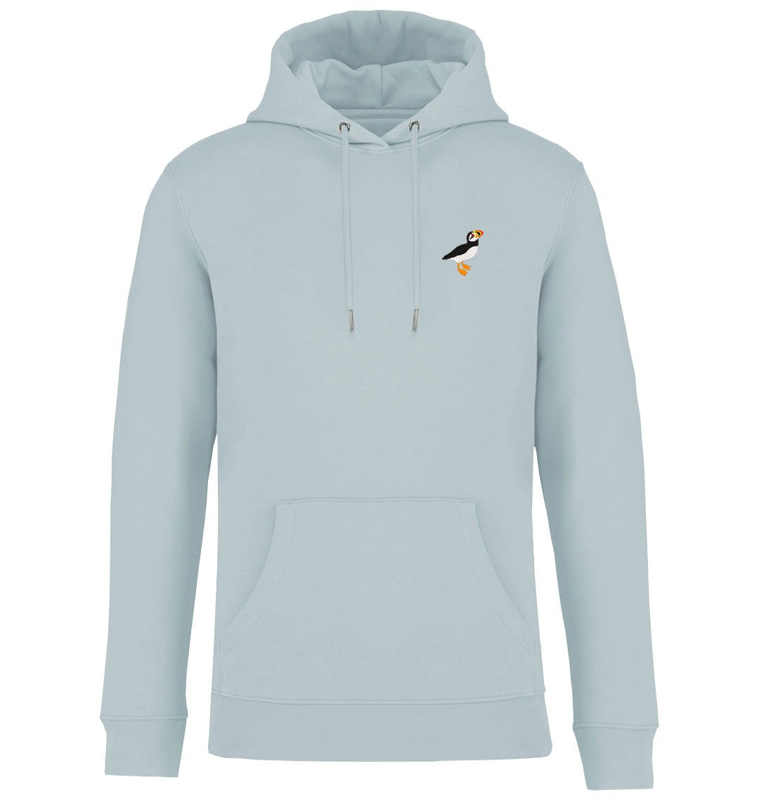 Puffin Womens Hoodie - Blue Panda