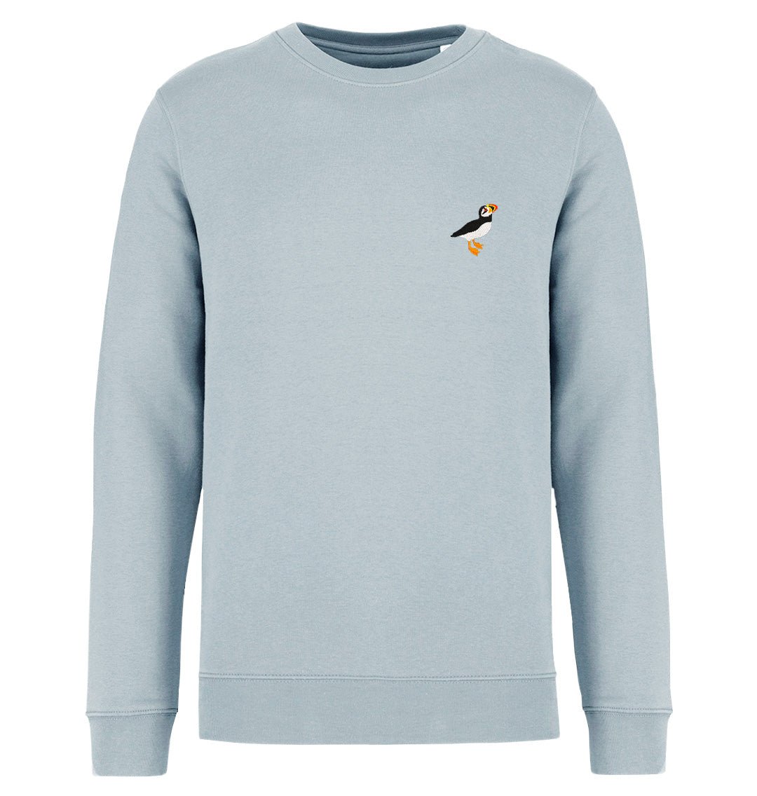 Puffin Womens Sweatshirt - Blue Panda