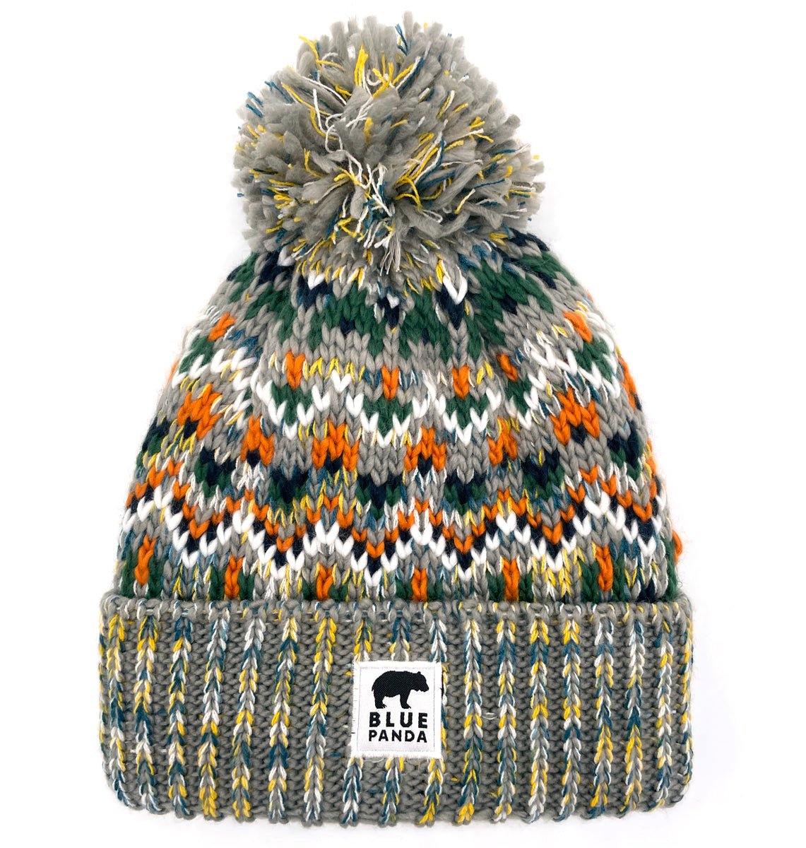 Pumpkin Spice Bobble Hat - Blue Panda