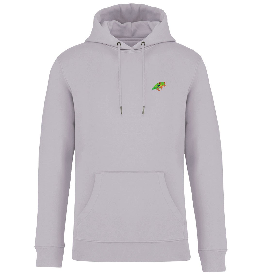 Red-Eyed Tree Frog Mens Hoodie - Blue Panda