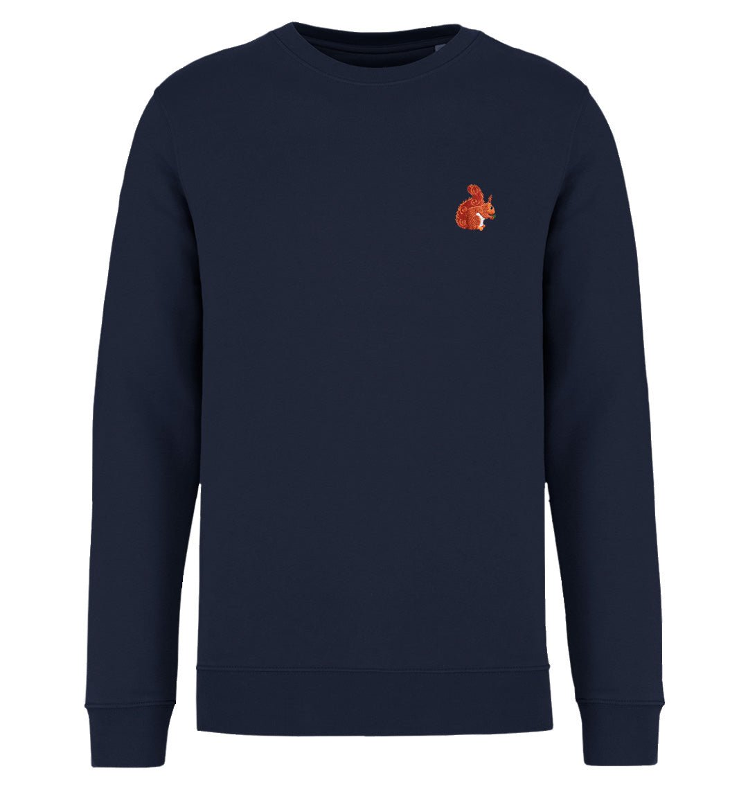 Red Squirrel Mens Sweatshirt - Blue Panda