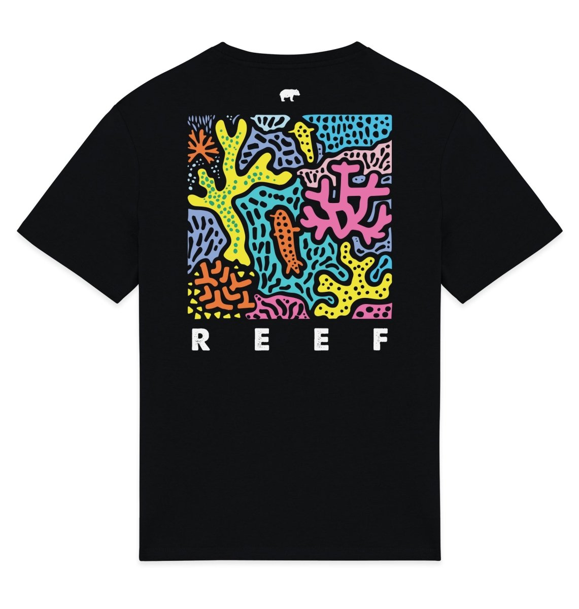 Reef Graphic Womens T-shirt - Blue Panda