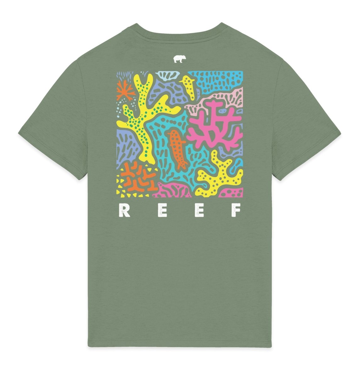 Reef Graphic Womens T-shirt - Blue Panda