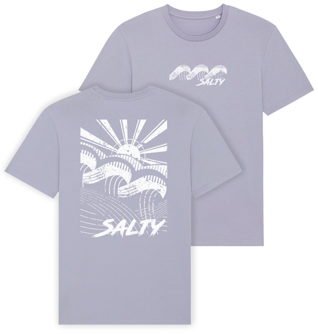 Retro Salty Surf Womens T Shirt - Blue Panda